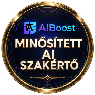 AIBoost — Minősített AI Szakértő badge